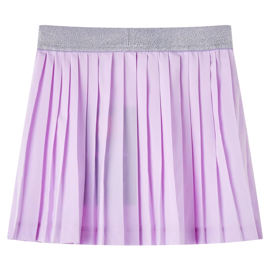 Vidaxl kinderrokje geplooid 104 lila
