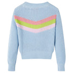 Vidaxl kindertrui gebreid 92 blauw