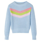 Vidaxl kindertrui gebreid 104 blauw