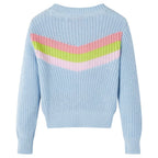 Vidaxl kindertrui gebreid 116 blauw