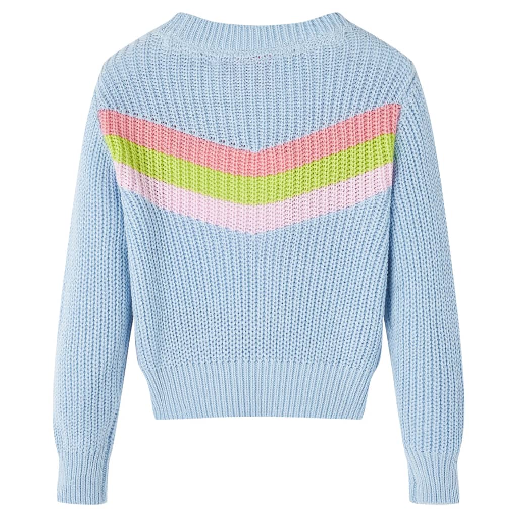 Vidaxl kindertrui gebreid 116 blauw