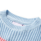 Vidaxl kindertrui gebreid 116 blauw