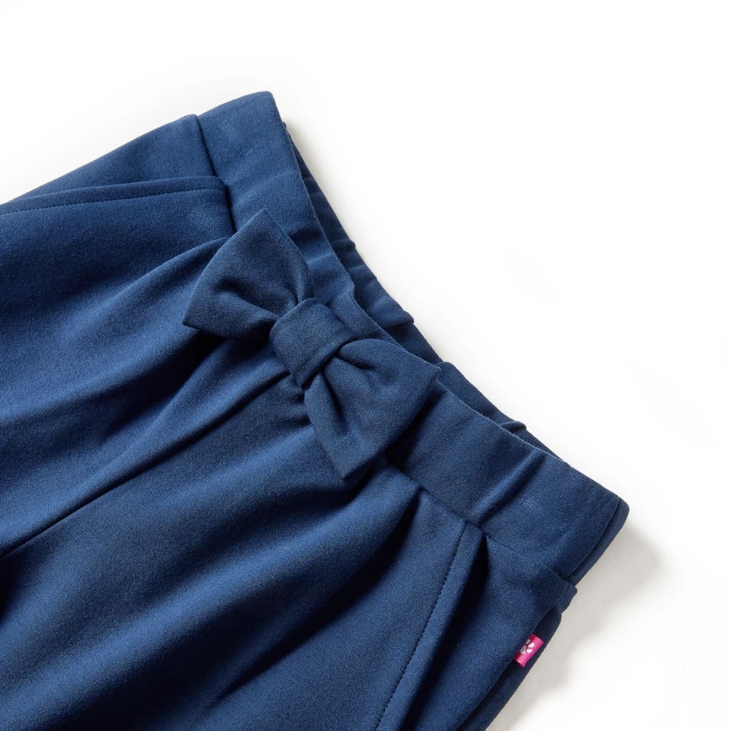 Vidaxl kinderbroek met wijde pijpen 140 marineblauw