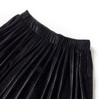 Vidaxl kinderrokje geplooid 92 lurex zwart