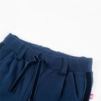 Vidaxl kinderbroek met zwarte bies 104 marineblauw