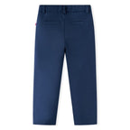 Vidaxl kinderbroek met zwarte bies 128 marineblauw