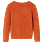 Vidaxl kindertrui gebreid 116 oranjebruin