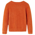 Vidaxl kindertrui gebreid 128 oranjebruin