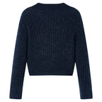 VidaXL Kindervest gebreid 92 marineblauw