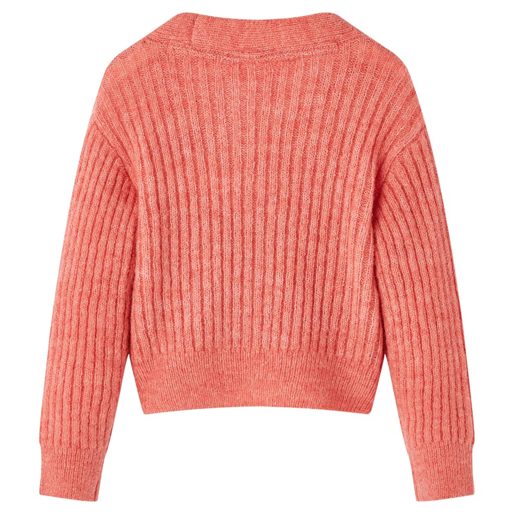 Vidaxl kindervest gebreid 116 middelroze