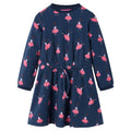 Vidaxl kinderjurk 128 marineblauw