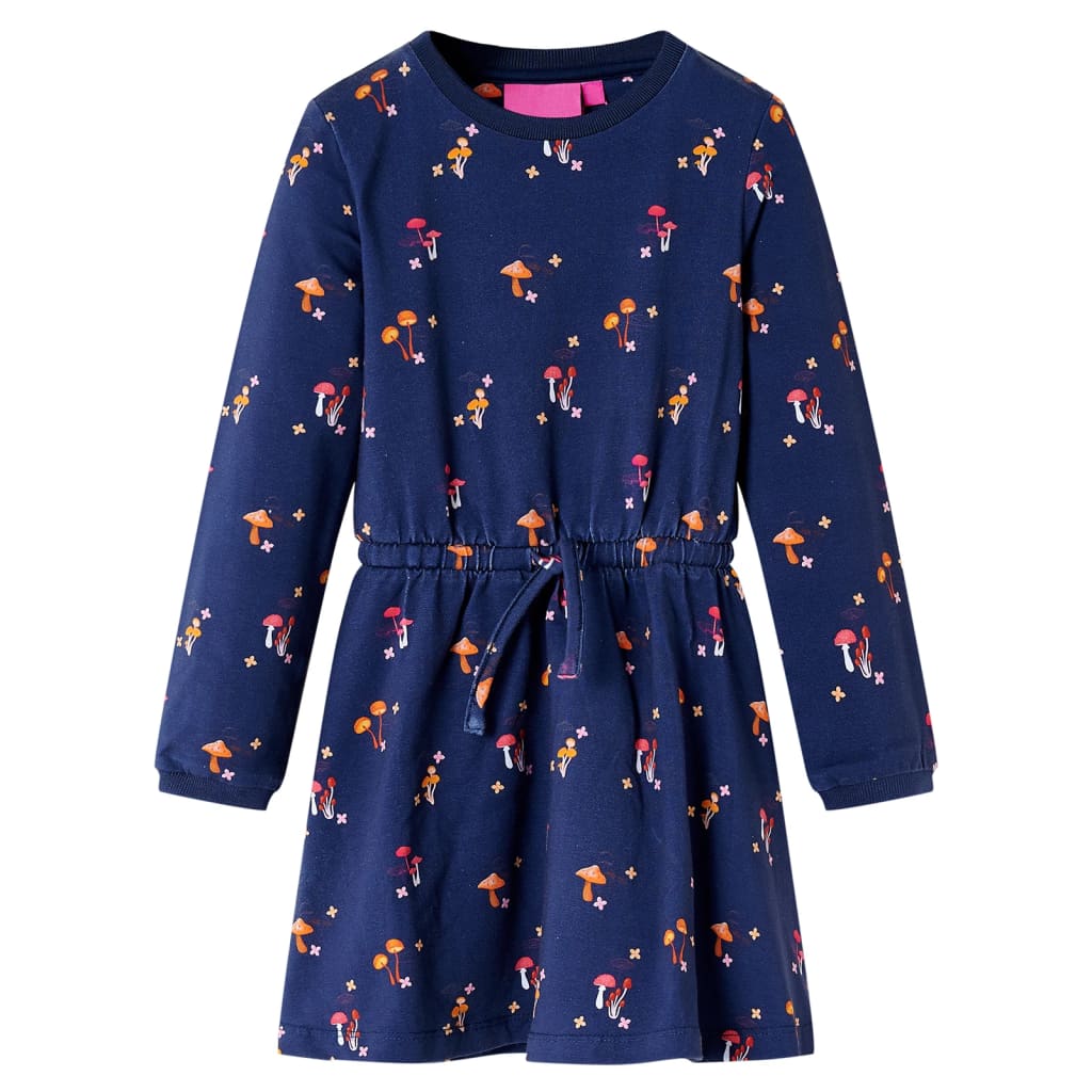Vidaxl kinderjurkje 116 marineblauw