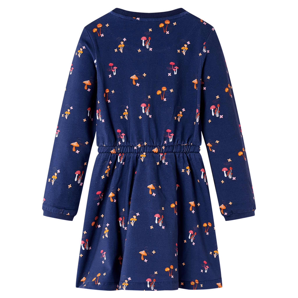Vidaxl kinderjurkje 128 marineblauw