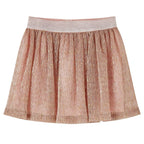 Vidaxl kinderrokje met glitters 104 zachtroze