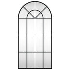 Vidaxl wandspiegel boog 40x80 cm ijzer zwart