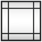 Vidaxl wandspiegel vierkant 30x30 cm ijzer zwart