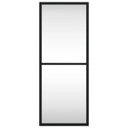Vidaxl wandspiegel rechthoekig 20x50 cm ijzer zwart