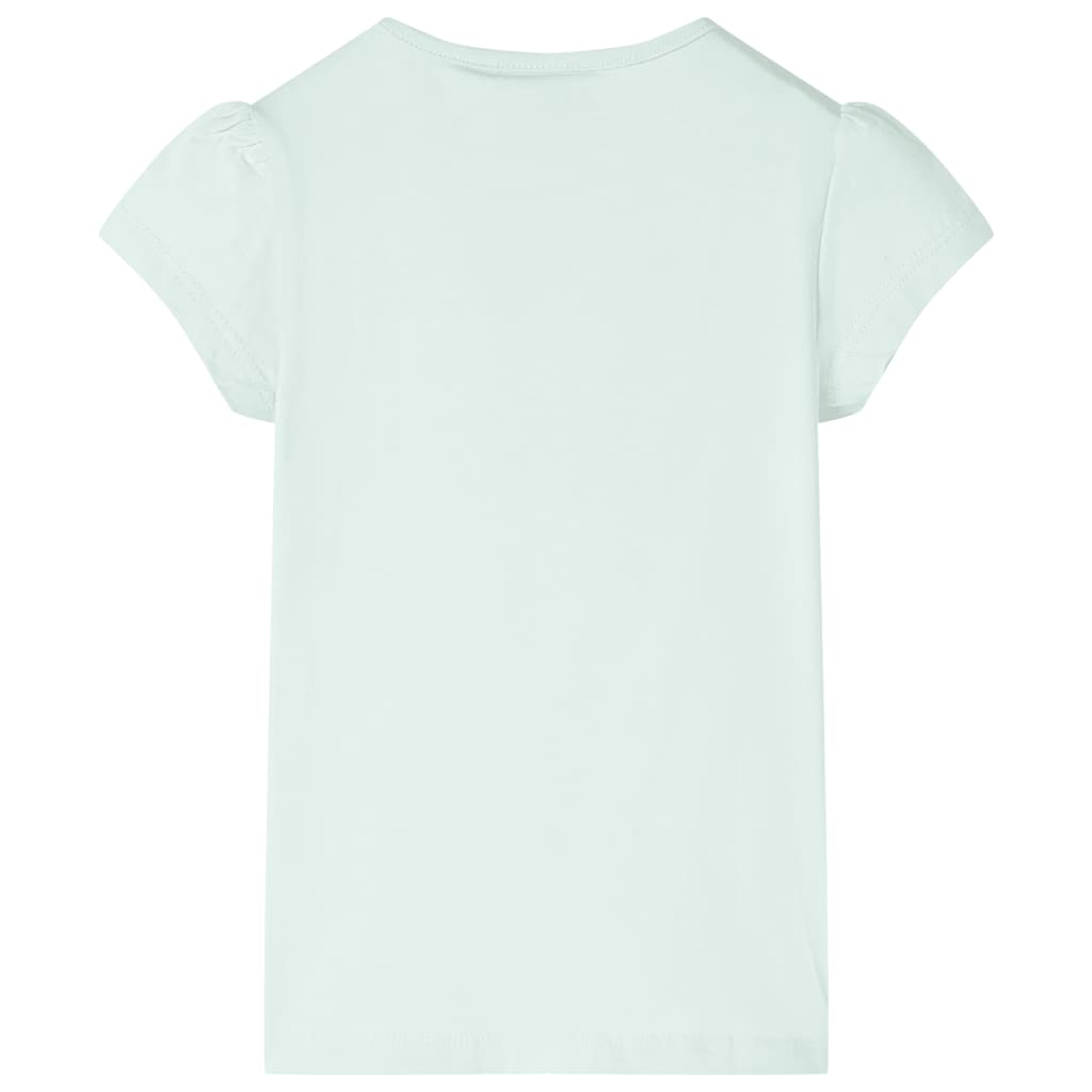 Vidaxl kindershirt 128 lichtmint