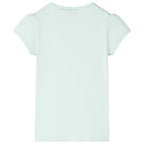 Vidaxl kindershirt 140 lichtmint