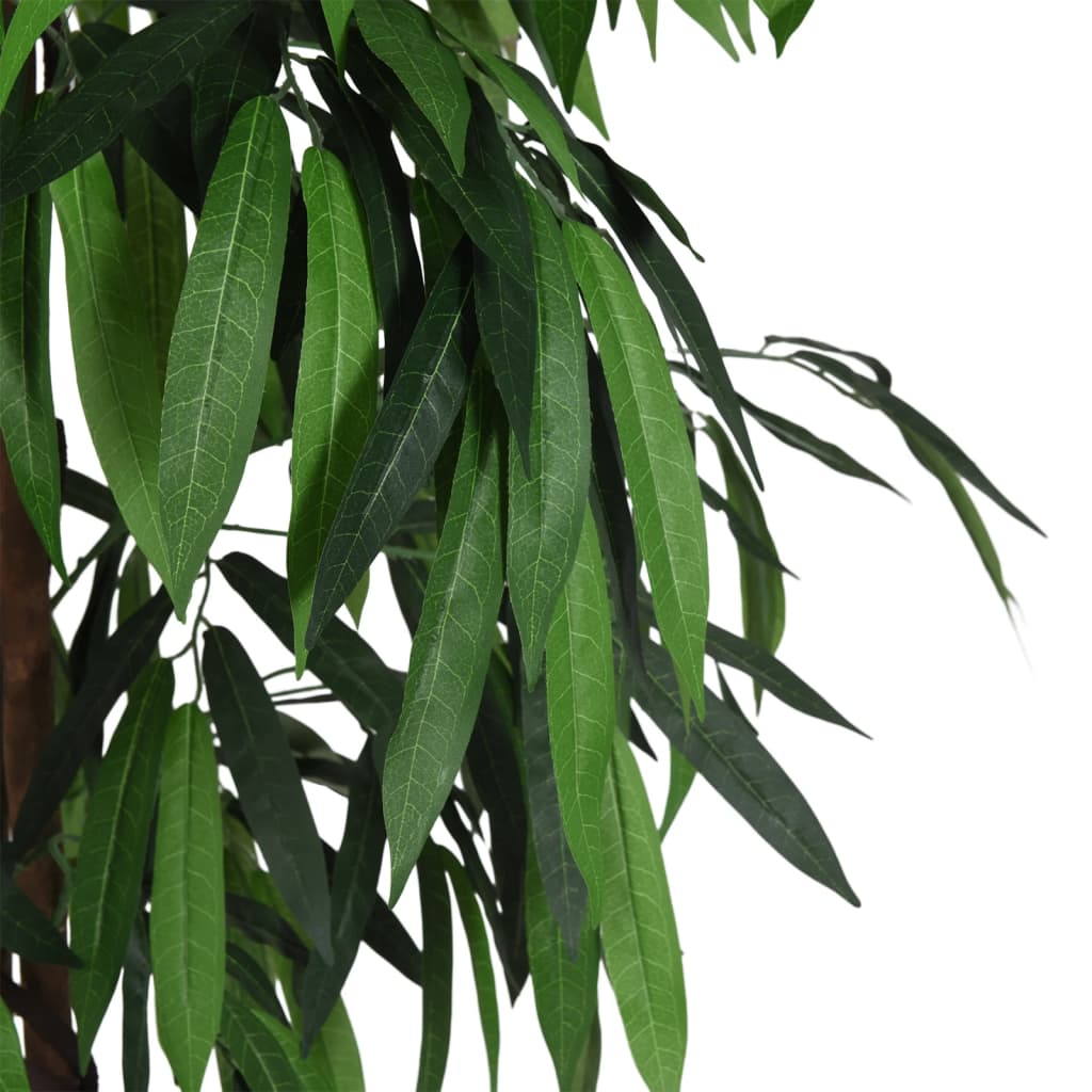 Vidaxl kunstplant mangoboom 900 bladeren 180 cm groen