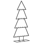 Vidaxl kerstdecoratie kerstboom 125 cm metaal zwart
