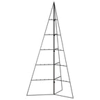 Vidaxl kerstdecoratie kerstboom 100 cm metaal zwart