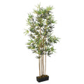 VidaXL Kunstplant bamboe 1104 bladeren 180 cm groen