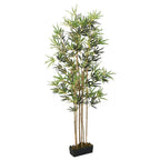 VidaXL Kunstplant bamboe 1104 bladeren 180 cm groen