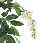 Vidaxl kunstboom wisteria 560 bladeren 80 cm groen en wit