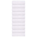 Vidaxl washandjes frogn 10 st 15x21 cm 360 g m² wit