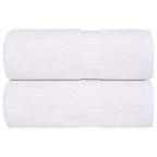 Vidaxl washandjes frogn 2 st 30x30 cm 360 g m² wit