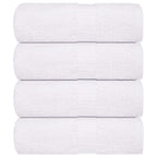 Vidaxl washandjes frogn 4 st 30x30 cm 360 g m² wit