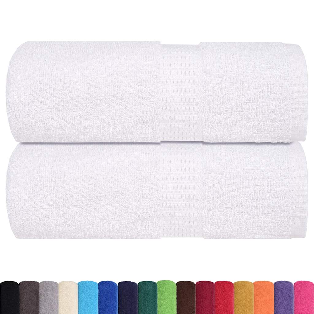 Vidaxl gastendoekjes frogn 2 st 30x50 cm 360 g m² wit