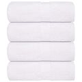 Vidaxl gastendoekjes frogn 4 st 30x50 cm 360 g m² wit