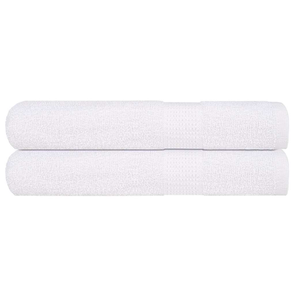 Vidaxl handdoeken frogn 2 st 100x200 cm 360 g m² wit