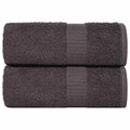Vidaxl washandjes frogn 2 st 15x21 cm 360 g m² antraciet