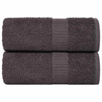 Vidaxl washandjes frogn 2 st 15x21 cm 360 g m² antraciet