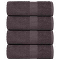 Vidaxl washandjes frogn 4 st 15x21 cm 360 g m² antraciet
