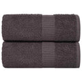 Vidaxl washandjes frogn 2 st 30x30 cm 360 g m² antraciet