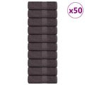Vidaxl washandjes frogn 50 st 30x30 cm 360 g m² antraciet