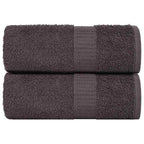Vidaxl gastendoekjes frogn 2 st 30x50 cm 360 g m² antraciet