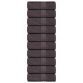 Vidaxl gastendoekjes frogn 10 st 30x50 cm 360 g m² antraciet