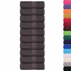Vidaxl gastendoekjes frogn 50 st 30x50 cm 360 g m² antraciet