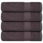 Vidaxl handdoeken frogn 4 st 50x100 cm 360 g m² antraciet