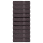 Vidaxl douchehanddoeken frogn 10 st 70x140 cm 360 g m² antraciet