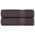 Vidaxl badhanddoeken frogn 2 st 100x150 cm 360 g m² antraciet