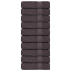 Vidaxl badhanddoeken frogn 10 st 100x150 cm 360 g m² antraciet