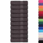 Vidaxl badhanddoeken frogn 10 st 100x150 cm 360 g m² antraciet