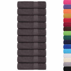 Vidaxl badhanddoeken frogn 25 st 100x150 cm 360 g m² antraciet