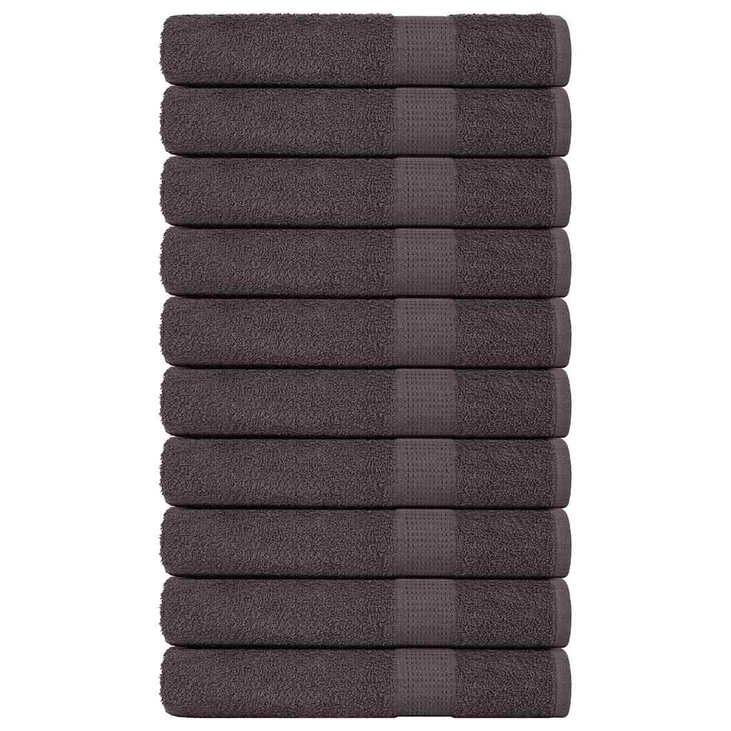 Vidaxl saunahanddoeken frogn 10 st 80x200 cm 360 g m² antraciet